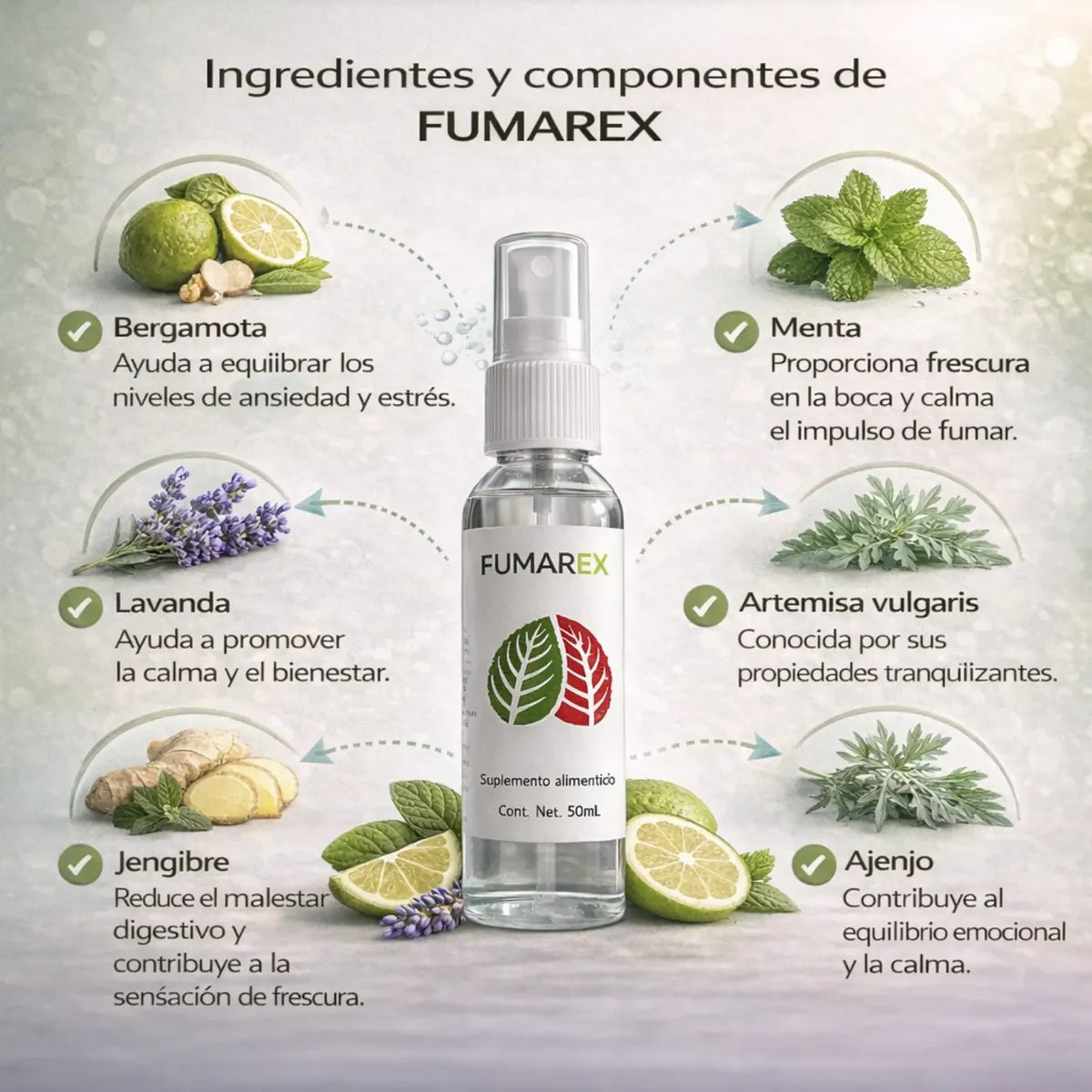 Fumarex - SPRAY - Deja de Fumar=Fácil