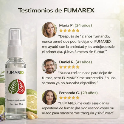 Fumarex - SPRAY - Deja de Fumar=Fácil